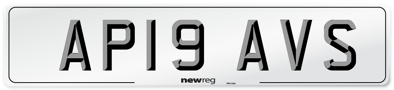 AP19 AVS Number Plate from New Reg